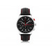 Audi Sport Uhr Chronograph Herrenuhr Carbon Leder schwarz silber 