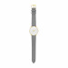 Audi Uhr Damenuhr Armbanduhr gold weiß grau Edelstahl Kalbsleder 3102400200