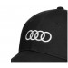 Audi Baseballcap Cap Kappe Mütze Ringe Unisex schwarz 