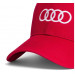 Audi Baseballcap Cap Kappe Mütze Ringe Unisex rot 