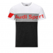 Audi Sport Herren T-Shirt grau / weiß Gr. S, M, L, XL, XXL, XXXL