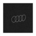 Audi T-Shirt Tec-Shirt Herren Audi Ringe 3D-Print schwarz