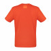 Audi Herren T-Shirt Audi Ringe Rundhals Kurzarm orange mit Cooling Funktion