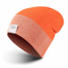 Audi Wende-Strickmütze Mütze Wintermütze Beanie orange hellbraun 3132402110
