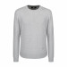Audi Strickpullover Pullover Pulli Rundhals Audi Ringe Herren hellgrau
