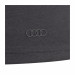 Audi Herren T-Shirt Kurzarm Rundhals 3D Ringe dunkelgrau