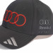 Audi Formel 1 Cap Cappie Snapback Hut Mütze Fan Hulkenberg schwarz grau M, L