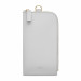 Audi Smartphone Handy Etui Hülle Tasche Leder Damen grau hellgold 3152400300