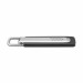 Audi Schlüsselanhänger Metall Valcona-Leder Audi-Ringe silber schwarz 3182500100