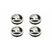  4x Original Skoda Felgendeckel Nabendeckel Nabenkappen 