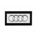  Original Audi Aufkleber Ringe Emblem Logo selbstklebend