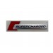 Audi RS Supercharged Schriftzug Emblem Logo Rot 