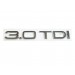 Original Audi Schriftzug Logo Emblem 3.0 TDI selbstklebend