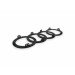 Original Audi Q7 Ringe Emblem Schriftzug Kühlergrill anthrazit 4M0853605B 716