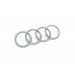Original Audi Ringe Emblem Firmenschild Motorabdeckung Saugrohr 