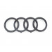 Original Audi A6 A7 A8 Q2 Q8 Ringe Emblem Zeichen schwarz Kühlergrill 