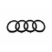 Original Audi Ringe e-tron Emblem Zeichen Kühlergrill schwarz 4KE853605  T94