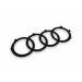 Original Audi Ringe e-tron Emblem Zeichen Kühlergrill schwarz 4KE853605  T94