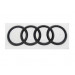 Original Audi Q8 SQ8 4M Ringe Emblem Schriftzug Logo Heckklappe schwarz glänzend