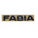 Original Skoda Fabia Schriftzug Logo Emblem schwarz Heckklappe hinten 