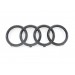 Original Audi Ringe A1 A3 A4 A5 A6 A7 Emblem Zeichen Logo Kühlergrill schwarz
