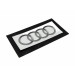  Original Audi Aufkleber Ringe Emblem Logo selbstklebend