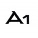 Original Audi A1 Schriftzug Emblem Logo Plakette Aufkleber schwarz selbstklebend