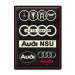 Audi Blechschild Logo Evolution Liebhaber / Nostalgie Design 30x40cm A8-8960