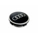 Original Audi Dynamische Nabendeckel Nabenkappen schwarz Audi Ringe 4M8071006