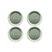4x Original Audi A2 8Z A3 8L Nabendeckel Felgendeckel avussilber 16 Zoll 8Z0601165F Z17