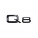 Original Audi Q8 Schriftzug Emblem Logo für Heckklappe schwarz 