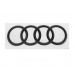 Original Audi A1 GB Ringe Emblem Schriftzug Logo Heckklappe schwarz glänzend