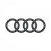 Original Audi Q8 / e-tron Ringe Emblem Schriftzug Logo Heckklappe anthrazitgrau